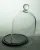 1925-2 РОДРИК Колпак декоративный стеклянный малый с шариком Прозрачный - фото