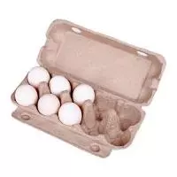 Контейнер для яиц 10шт (каретка) крафт, 80 шт Коричневый - фото