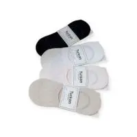 Следки женские TURKAN , однотон., вставки, арт. 1070 Микс - фото