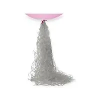 Гирлянда Тассел, Спираль, Светлое серебро, 1 шт. Серебро - фото