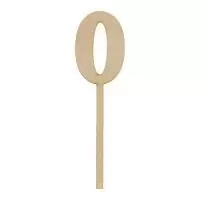 Топпер Цифра 0, Т051  - фото