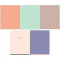 Тетрадь 48листов клетка GreenwichLine "One color. Pastel"  - фото