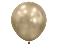 Шар латексный Sempertex (18''/46 см) Золотой Песок (870), шелк, 6 шт.(3) Золотой - фото
