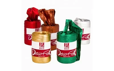 Лента-полисилк металлизированная 50м 85011120518 RAME Бронзовый - фото