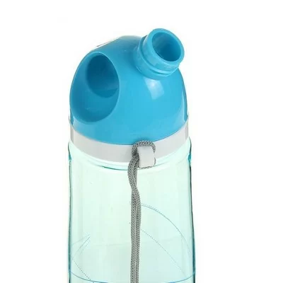 Бутылка для воды с поильником в крышке, 500 мл  - фото