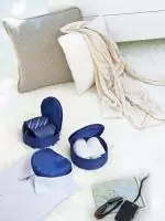 Набор сумок-органайзеров для путешествий арт.3X-318, 3 шт Синий - фото