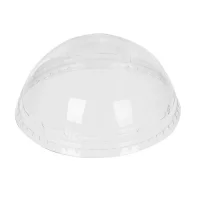 Крышка для стакана РЕТ d78мм купол без отверстия, 50 шт Прозрачный - фото