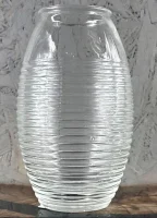 Ваза "Эллина 1" прозрачный 92-016-20 см., арт. 4840165825 Прозрачный - фото