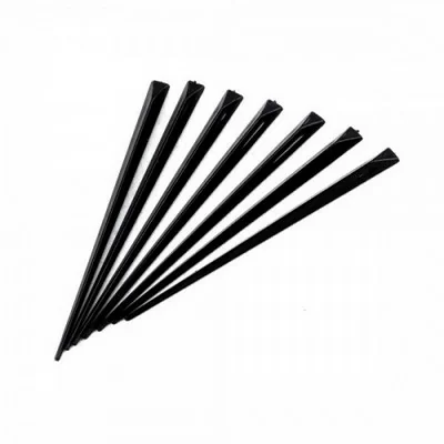 Пика 9см "Призма" пластик черная 1/500 Черный - фото