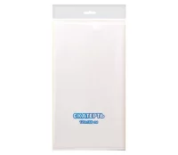 Скатерть белая окрашенная 120*160/35 мкм, ПВД, (1/50) Белый - фото