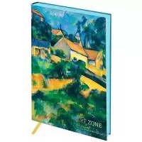 Ежедневник недатированный A5 кожзам Greenwich Line "Vision.Cezanne.Turning Road", 136 листов  - фото
