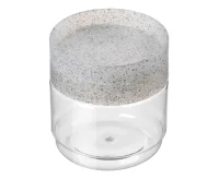 Емкость для сыпучих продуктов "Asti" 0,5л (гранит светло-серый) 221150621/02 Серый - фото