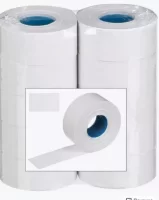 Этикетка 26*16 1/700 прямая белая Белый - фото