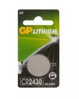 Батарейка GP CR2430-8C1 Lithium CR2430,BL1 (10/100/900)  - фото