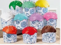 Форма бумажная 200мл ФАРФОР d90xh90мм 1/5  - фото