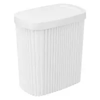 Контейнер для мусора "Velvet" 5,9л 225х140х253мм (белый) Белый - фото