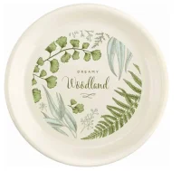 Тарелка плоская "PICNIC" с декором, 185 мм (Бежевый), арт. 435226207 Бежевый - фото