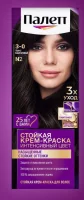 Крем-краска для волос ПАЛЕТТ Темно-каштановый N2  - фото