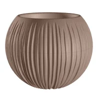 Кашпо "Сфера" (1,7 л.) Цв. Мокачино, (Арт.КШ-9636) Мокко - фото