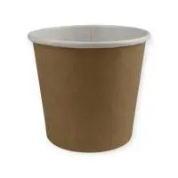 Стакан картоннный для супа Uni 350мл крафт Д95мм 1/60  - фото