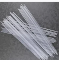 Палочки из пищевого пластика для шаров и сахарной ваты, Прозрачный, 100 шт.  - фото