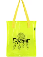 Сумка-шоппер DREAM силикон, 30,5х38 см,  СМ-1121 (50) Желтый - фото