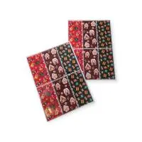 Наклейки "Новогодние прямоугольные" 220*150 1/2 Разноцветный - фото