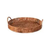 Поднос плетеный, 35 см ATMOSPHERE, арт AT-K3287 Коричневый - фото
