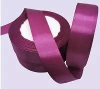 Лента атласная, 25мм*25ярд, ультрафиолетовый (5шт/упак) Фиолетовый - фото