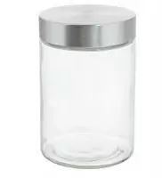 Стеклянная банка с крышкой 1300мл (24) арт. 5012 Прозрачный - фото