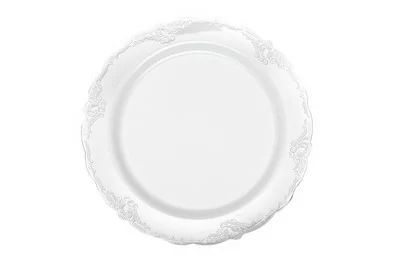 Тарелка "Винтаж" 9" белая, 10 шт Белый - фото