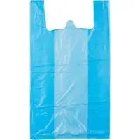 Майка-пакет 28*7*48 11мк 1/100 ярко-синяя Синий - фото