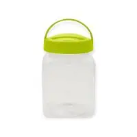 Емкость для хранения "Verona" квадратная 3,0л ПЭТ (салатовый), арт. 221107220/04 Прозрачный - фото