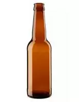 Стеклобутылка 330мл коричневая пивная "LONG NECK" Коричневый - фото