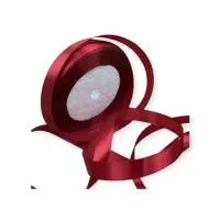 Лента тканная атласная 12мм*25Y Пурпурная, арт. F014-12/33 Пурпурный - фото