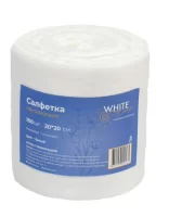 Салфетка 20*20 рулон White line белый №100, 10270 (55) Белый - фото