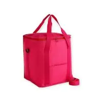 Термосумка на молнии, объём 22л, 29 х 24 х 32 см, наружный карман, цвет розовый, 10514857 Розовый - фото