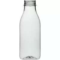 Бутылка 0,9л прозрачная d38мм, 50 шт  - фото