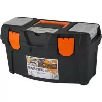 Ящик для инструментов Master Economy 16" чёрный/оранж, арт. BR6002ЧРОР Черный - фото