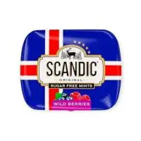 Драже освежающие Scandic Fresc лесные ягоды без сахара 14 г  - фото