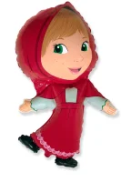 Шар (14''/36 см) Мини-фигура, Красная шапочка, 1 шт.  - фото