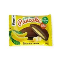 Панкейк неглазированное ТМ "BOMBBAR" с начинкой "Бананновый крем" 40 гр  - фото
