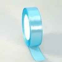 Лента тканная атласная 19мм*25Y Голубая, арт. 0925-42/187, F014-19/20  - фото