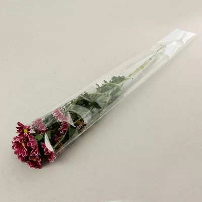 Пакет для цветов конус 16*50см, 100 шт  - фото