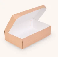 Коробка д/десертов 230*140*60 OSQ CAKE 1900 (50/300) Коричневый - фото