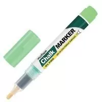 Маркер меловой MUNHWA "Chalk Marker", сухостираемый, 3мм, на спиртовой основе Зеленый - фото