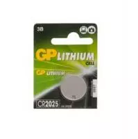 Батарейка GP Lithium, CR2025, отрывной блистер 1/5 CR2025-2C5   - фото
