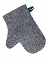 Рукавица банная, войлок серый, Б44 Серый - фото