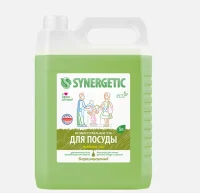 Гель д/мытья посуды 5,0л "Synergetic" Зеленый чай (4) 103081  - фото