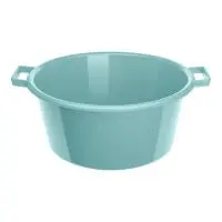 Таз 13л, цвет МИКС,  голубой / бежевый Разноцветный - фото